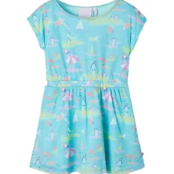 vidaXL Robe pour enfants aqua clair 104