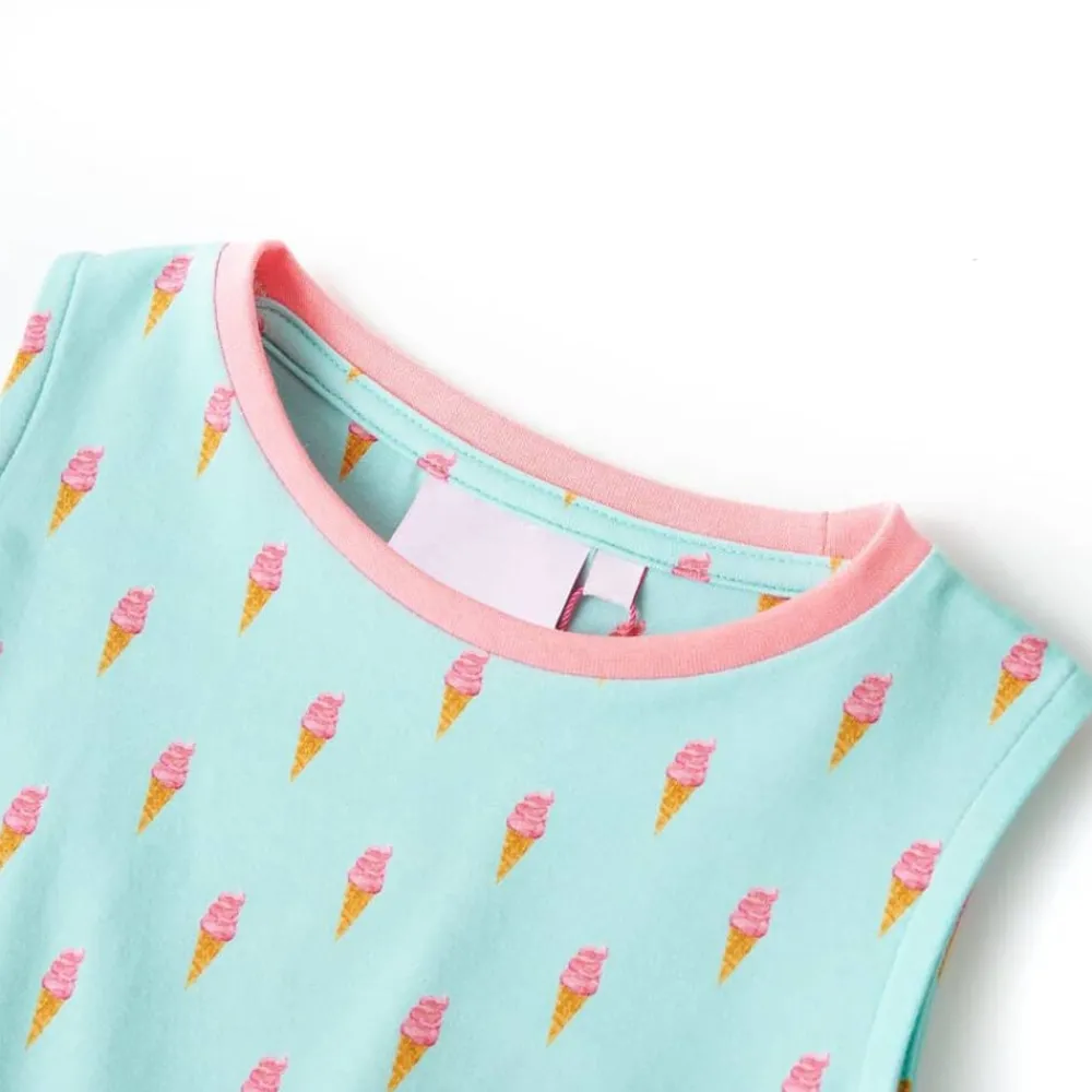 vidaXL Robe pour enfants avec cordon de serrage menthe claire 104