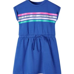 Vêtements & Accessoires-vidaXL Robe pour enfants avec cordon de serrage bleu cobalt 104
