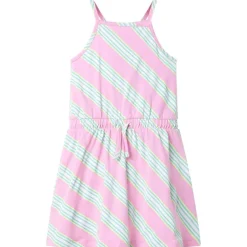 Vêtements & Accessoires-vidaXL Robe pour enfants avec cordon de serrage sans manches rose 104