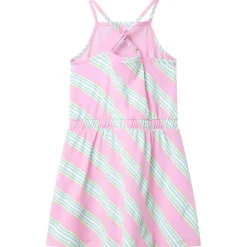 Vêtements & Accessoires-vidaXL Robe pour enfants avec cordon de serrage sans manches rose 104