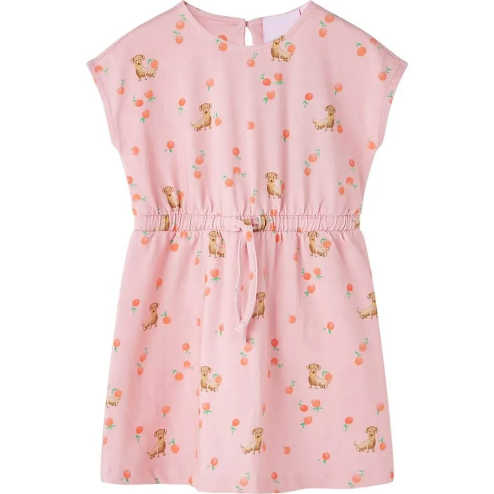 Vêtements & Accessoires-vidaXL Robe pour enfants avec cordon orange clair 116