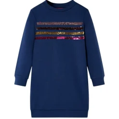 vidaXL Robe sweatshirt pour enfants bleu marine 92