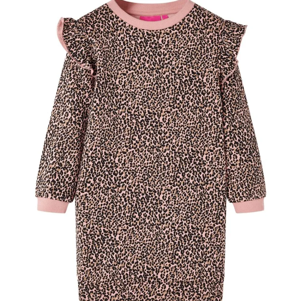 vidaXL Robe sweatshirt pour enfants rose moyen 92