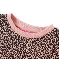 vidaXL Robe sweatshirt pour enfants rose moyen 92
