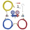 vidaXL Set manifold 2 voies avec mallette