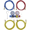Outils-vidaXL Set manifold 4 voies pour climatiseur
