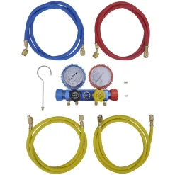 Outils-vidaXL Set manifold 4 voies pour climatiseur
