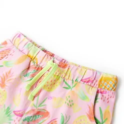 Vêtements & Accessoires-vidaXL Short pour enfants à cordon de serrage rose pâle 104