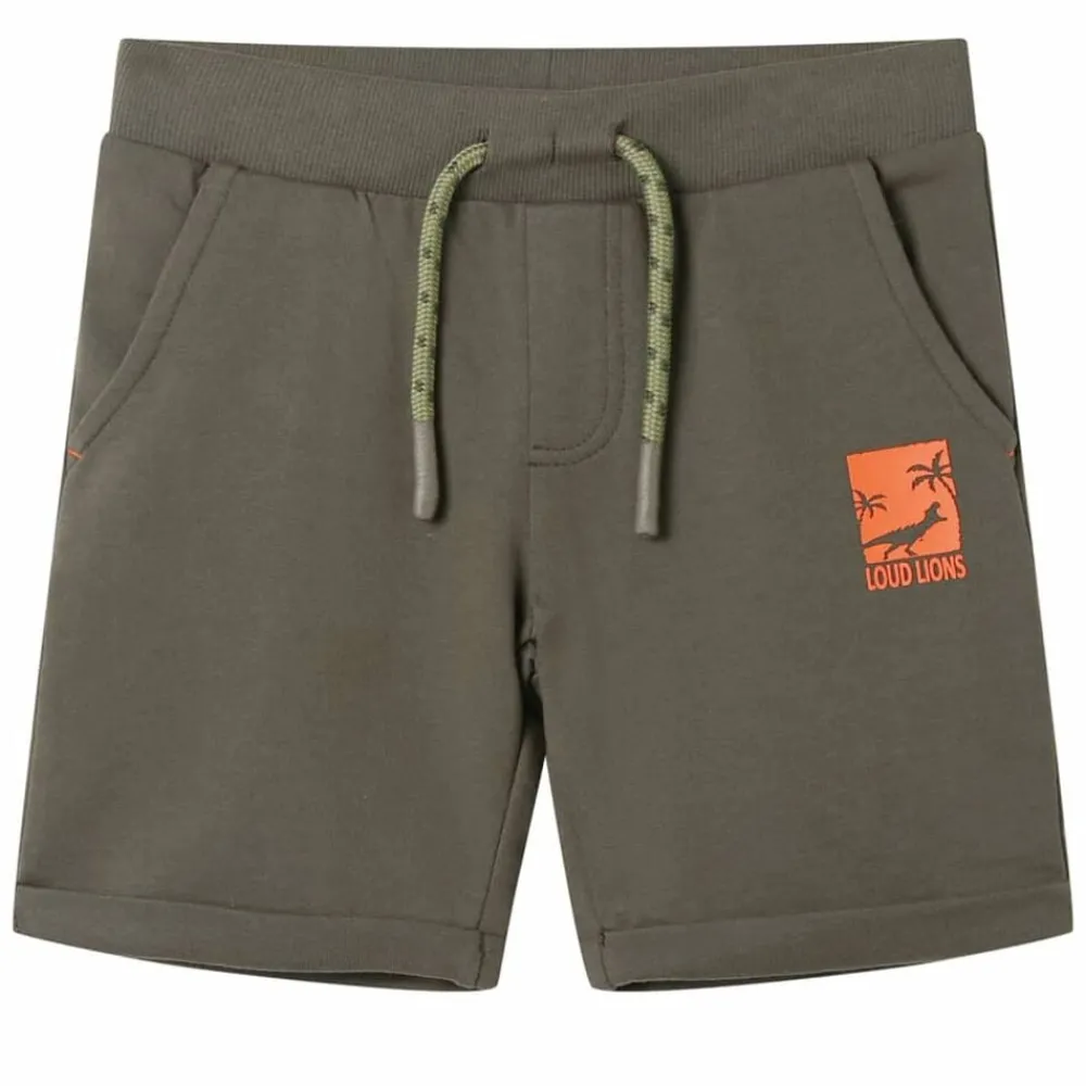 vidaXL Short pour enfants avec cordon de serrage foncé 116
