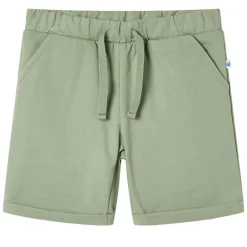 Vêtements & Accessoires-vidaXL Short pour enfants avec cordon de serrage kaki clair 92
