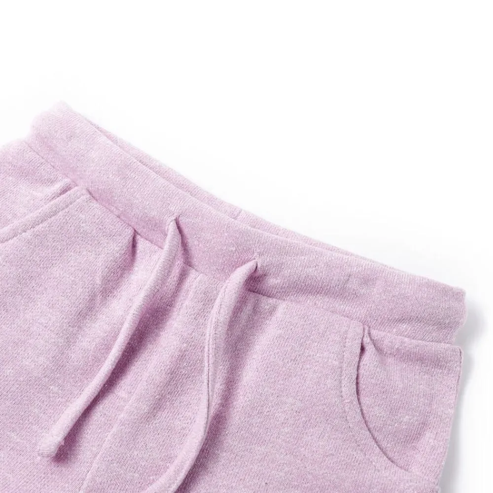 Vêtements & Accessoires-vidaXL Short pour enfants avec cordon de serrage s mélangé 116 Lila