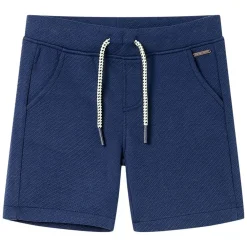 vidaXL Short pour enfants avec cordon de serrage bleu foncé 104
