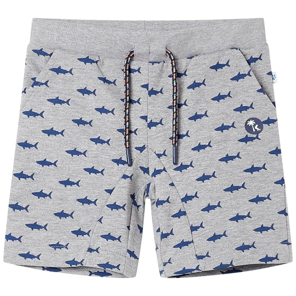 Vêtements & Accessoires-vidaXL Short pour enfants avec cordon de serrage mélange clair 116 Gris