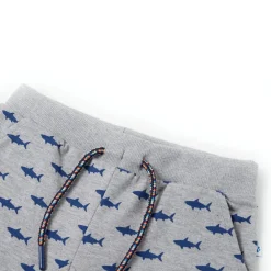 Vêtements & Accessoires-vidaXL Short pour enfants avec cordon de serrage mélange clair 116 Gris