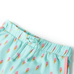 Vêtements & Accessoires-vidaXL Short pour enfants avec cordon menthe clair 104