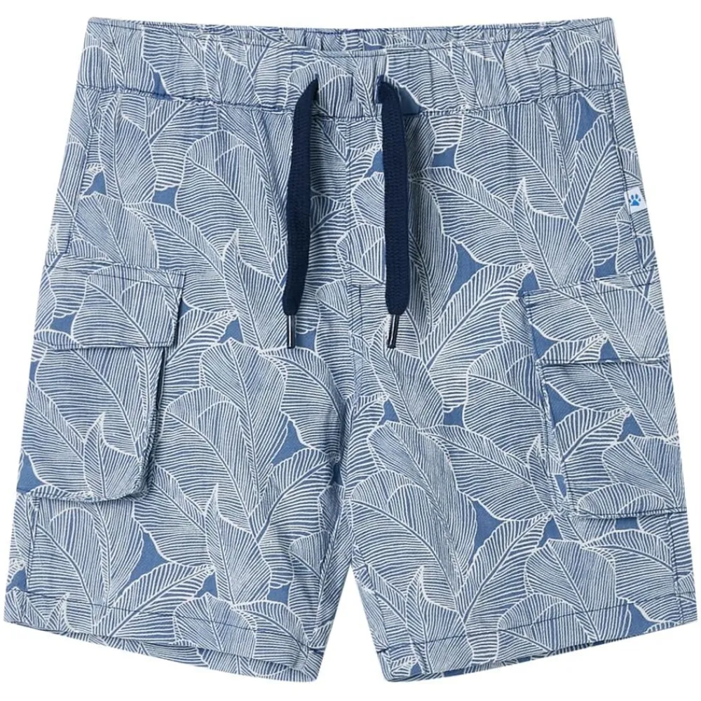 vidaXL Short pour enfants avec cordon de serrage bleu foncé 104