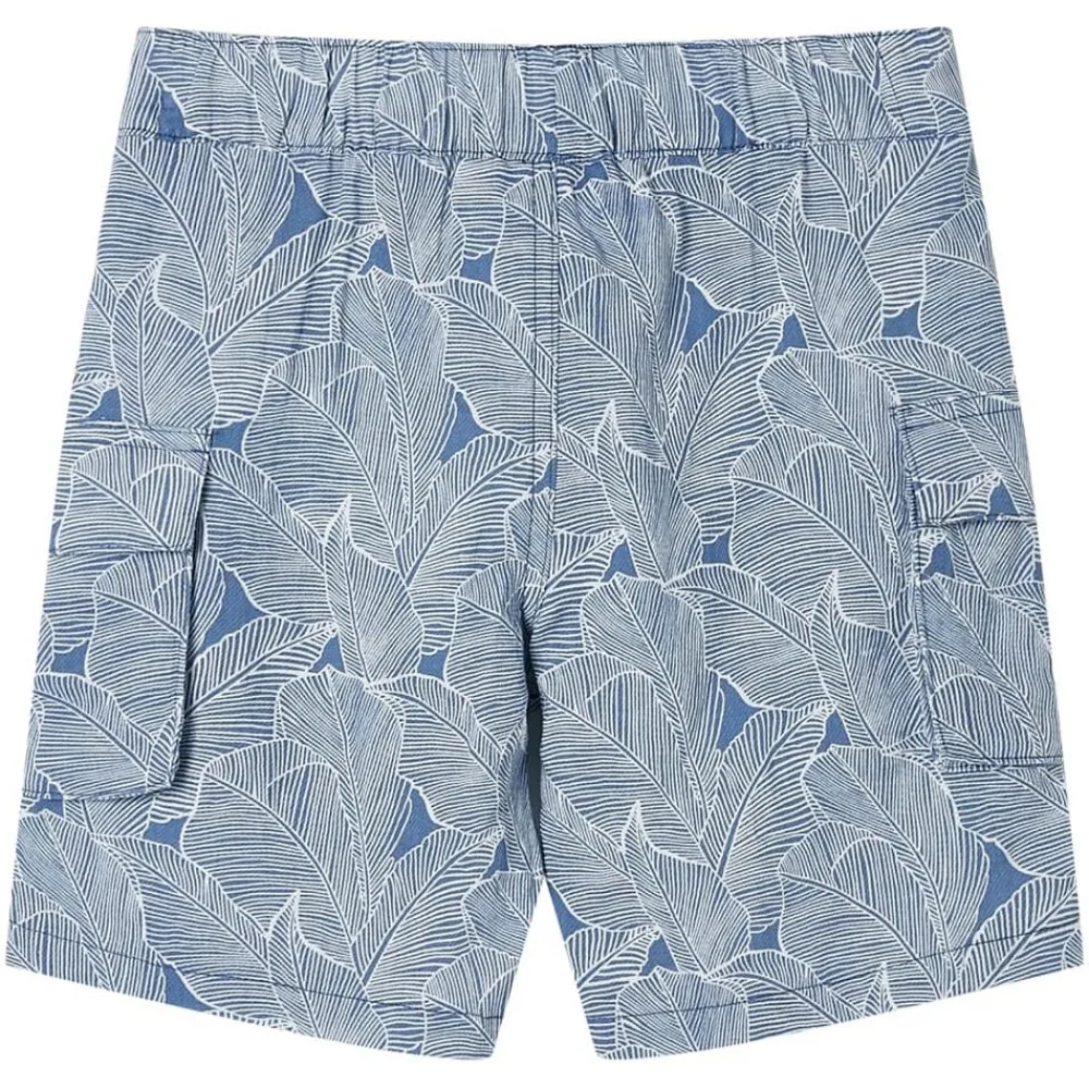 vidaXL Short pour enfants avec cordon de serrage bleu foncé 104