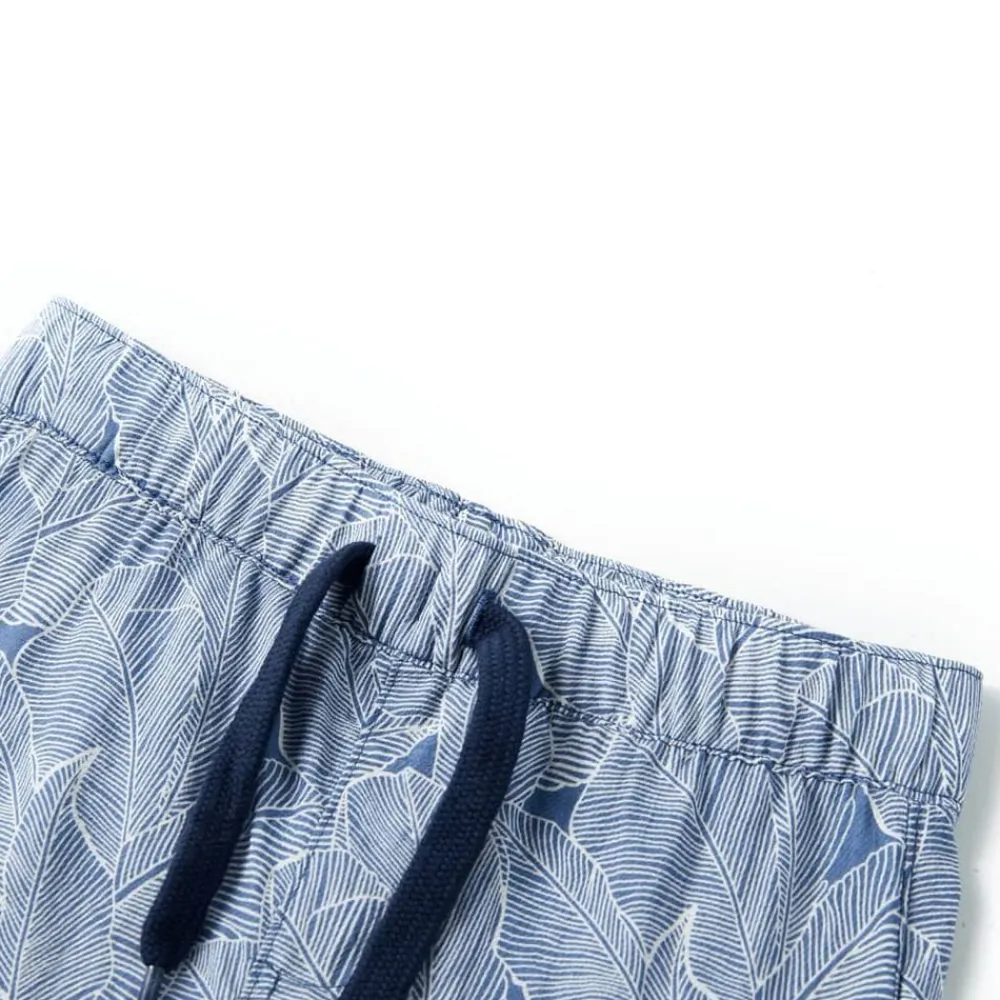 vidaXL Short pour enfants avec cordon de serrage bleu foncé 104