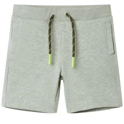 vidaXL Short pour enfants avec cordon de serrage mélange clair 92