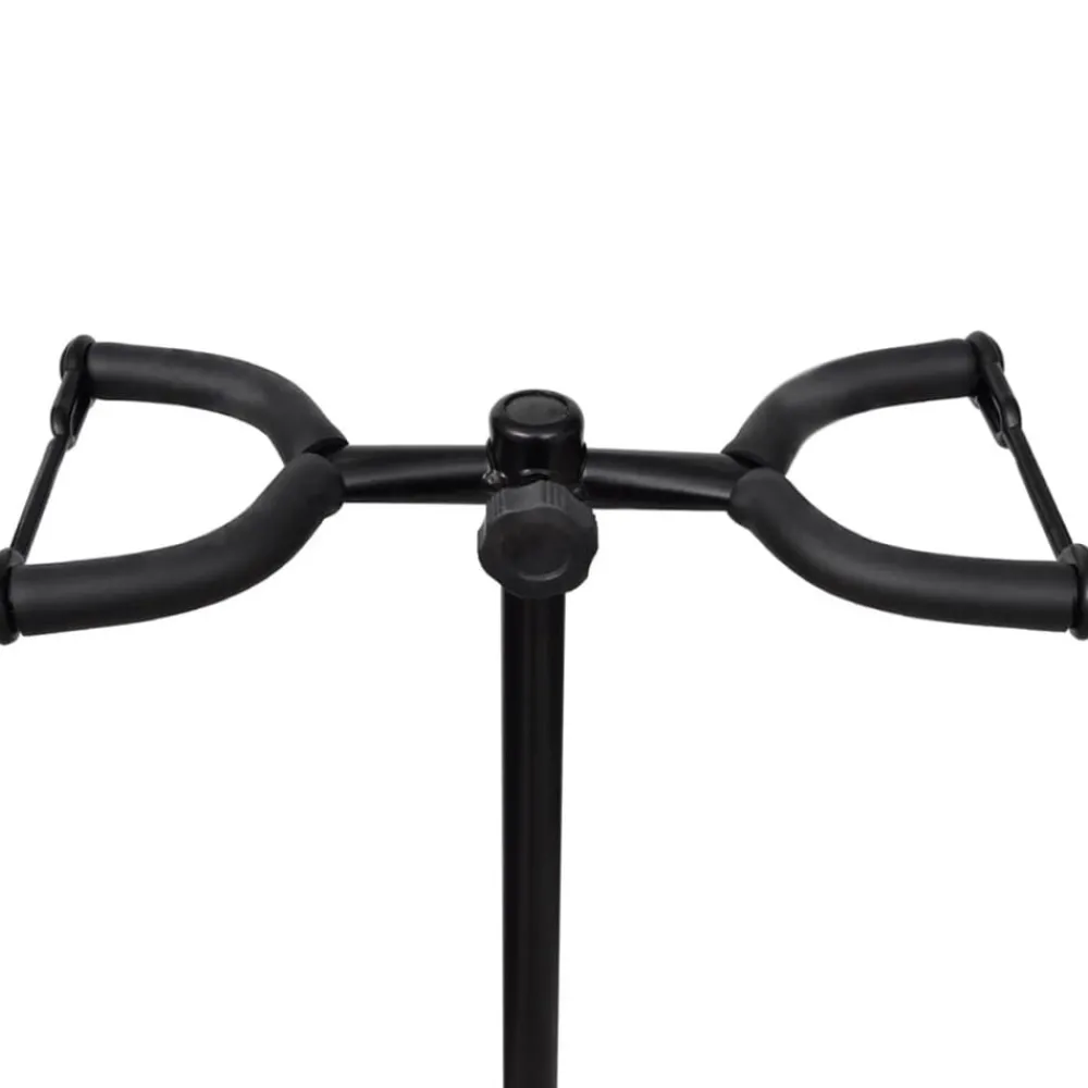 Arts & Loisirs-vidaXL Stand de double guitare pliable