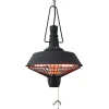 Appareils Électroménagers-vidaXL Sunred Chauffage suspendu Indus 2100 W Halogène Noir RSH16