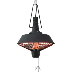 Appareils Électroménagers-vidaXL Sunred Chauffage suspendu Indus 2100 W Halogène Noir RSH16