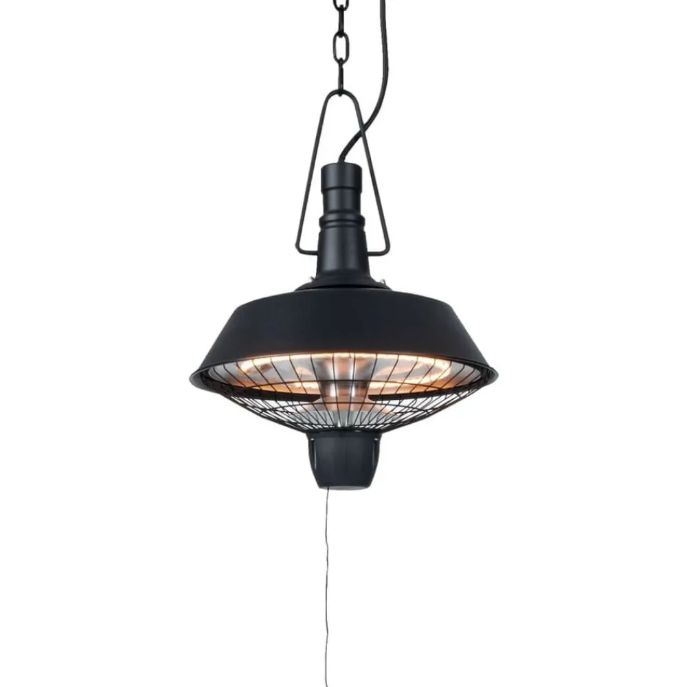 Appareils Électroménagers-vidaXL Sunred Chauffage suspendu Indus 2100 W Halogène Noir RSH16