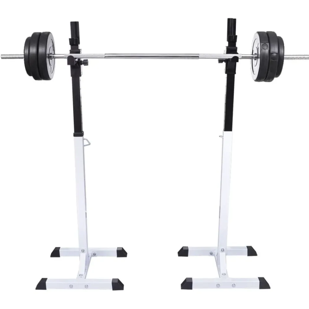 Entraînement & Fitness-vidaXL Support barres haltères longs musculation