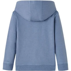 Vêtements & Accessoires-vidaXL Sweat à capuche pour enfants bleu mélange 104