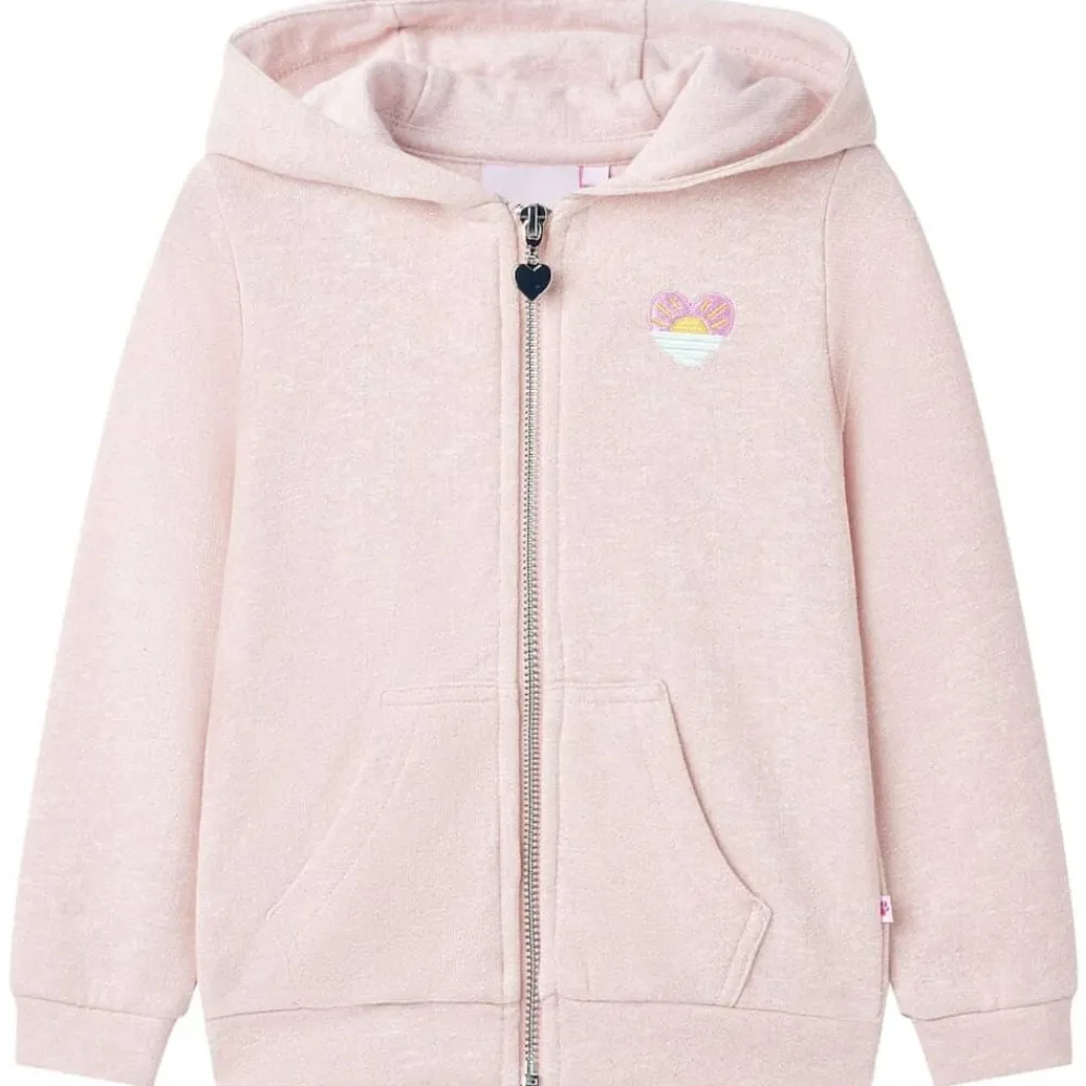 vidaXL Sweatshirt à capuche avec fermeture éclair pour enfants 92