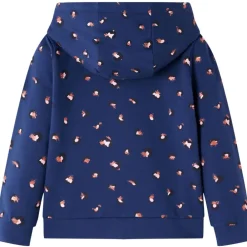 vidaXL Sweatshirt à capuche pour enfants bleu marine 92