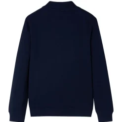 vidaXL Sweatshirt pour enfants avec fermeture éclair bleu marine 92