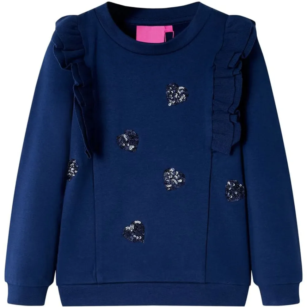 Vêtements & Accessoires-vidaXL Sweatshirt pour enfants 104 Bleu marine