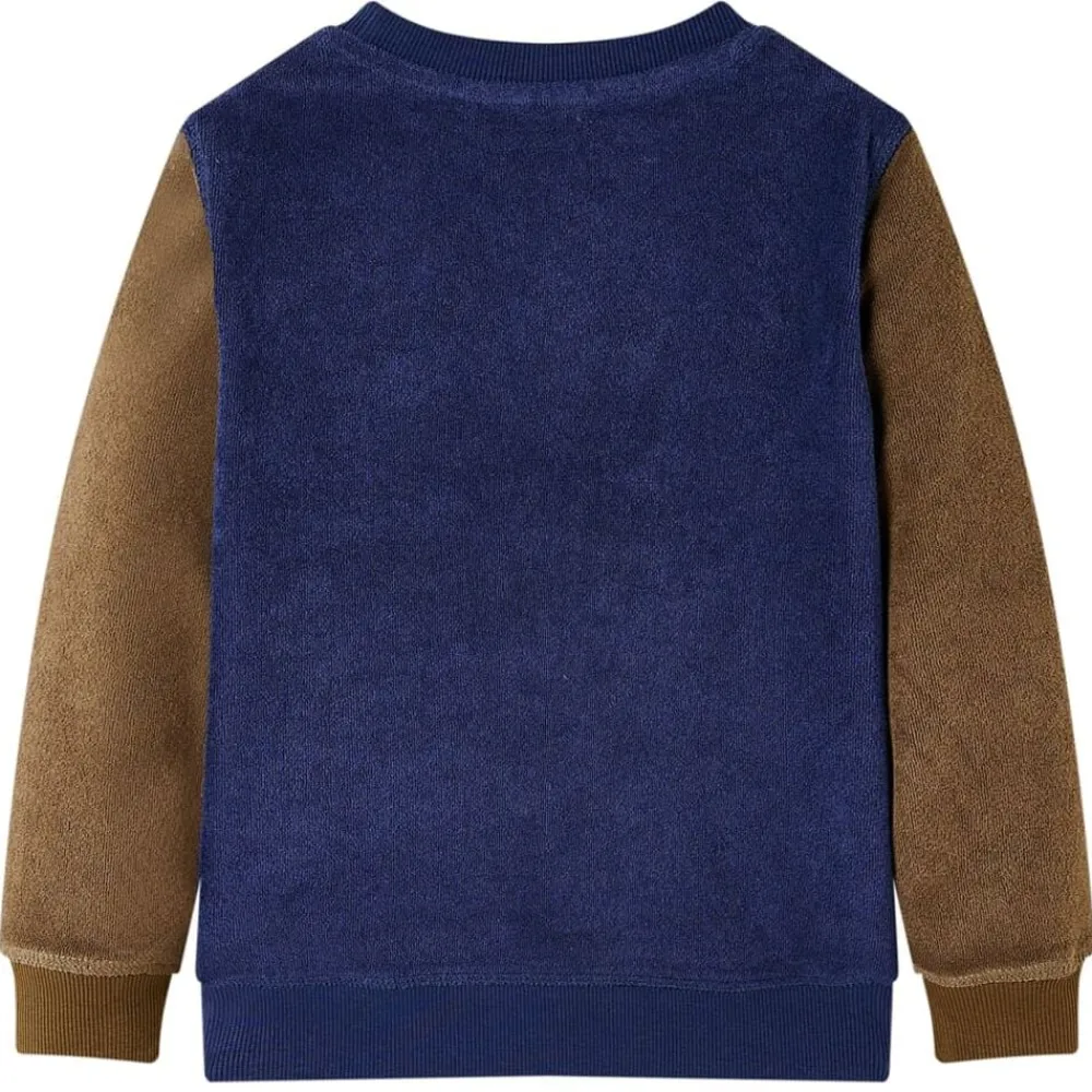 Vêtements & Accessoires-vidaXL Sweatshirt pour enfants bleu marine foncé 92