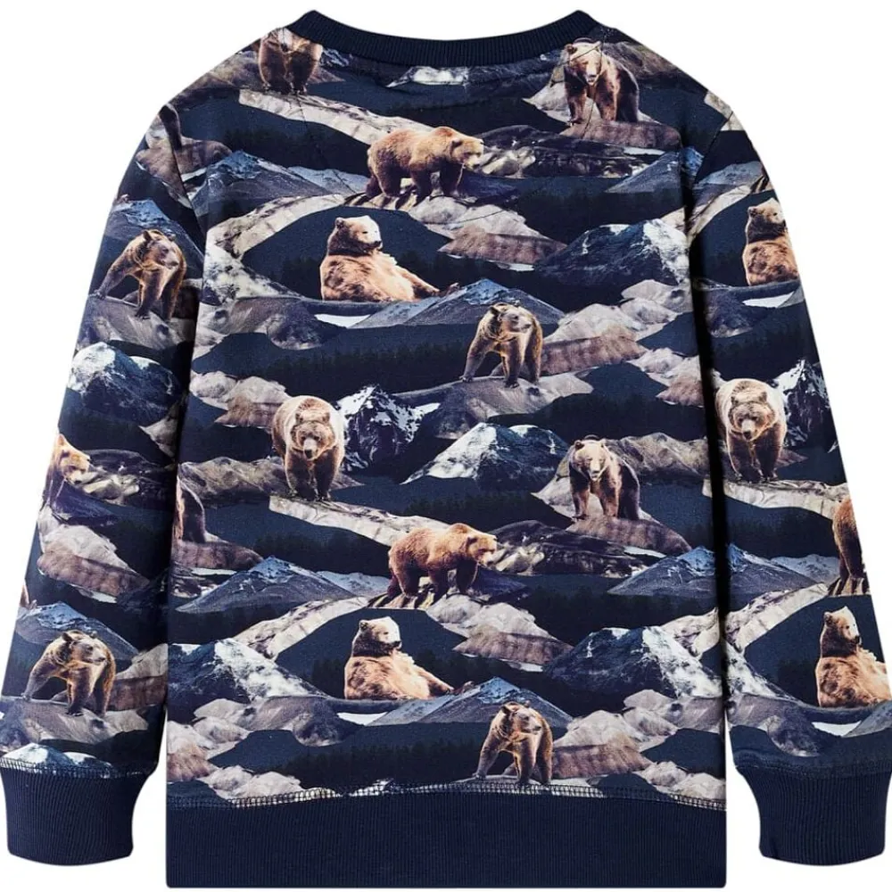 vidaXL Sweatshirt pour enfants bleu marine 116