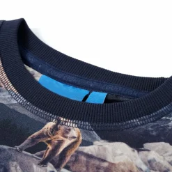 vidaXL Sweatshirt pour enfants bleu marine 116