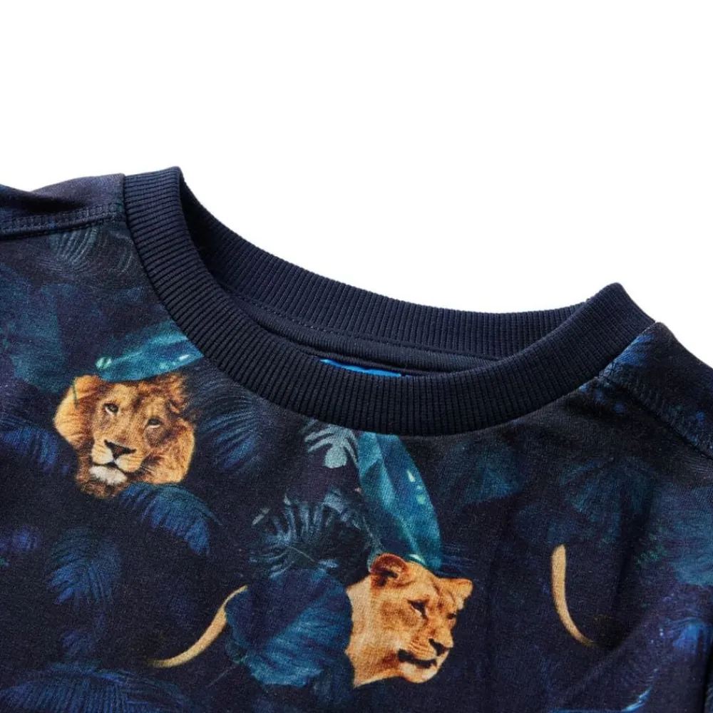 Vêtements & Accessoires-vidaXL Sweatshirt pour enfants bleu marine 92