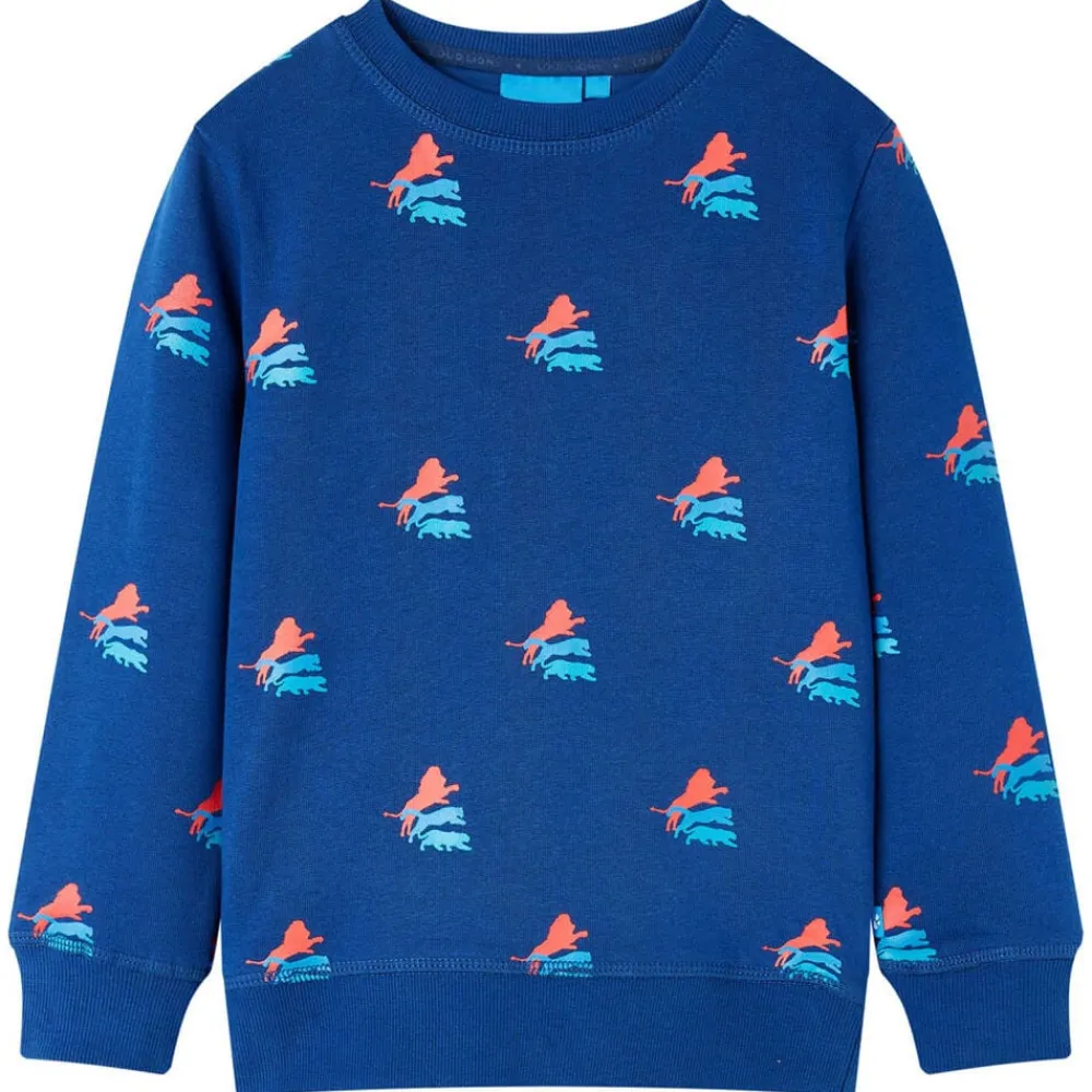 vidaXL Sweatshirt pour enfants bleu foncé 104