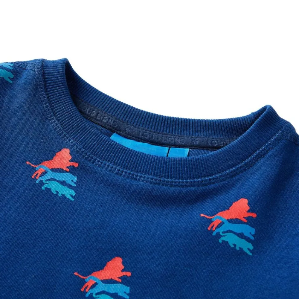 vidaXL Sweatshirt pour enfants bleu foncé 104