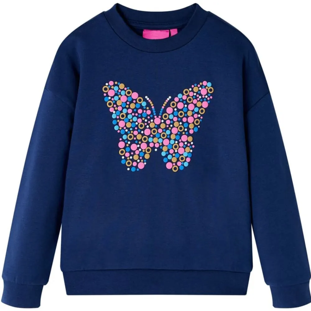 Vêtements & Accessoires-vidaXL Sweatshirt pour enfants bleu marine 92