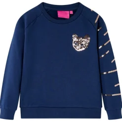 vidaXL Sweatshirt pour enfants bleu marine 92