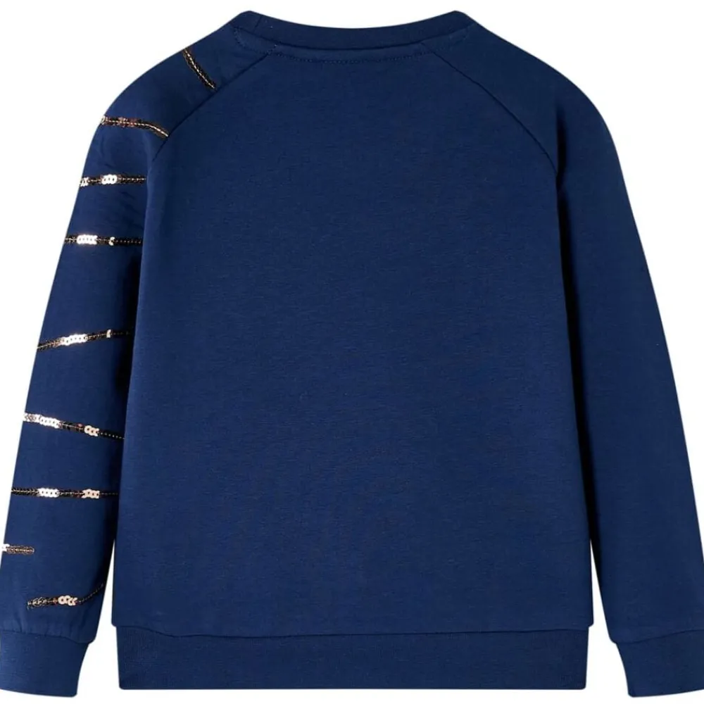 vidaXL Sweatshirt pour enfants bleu marine 92