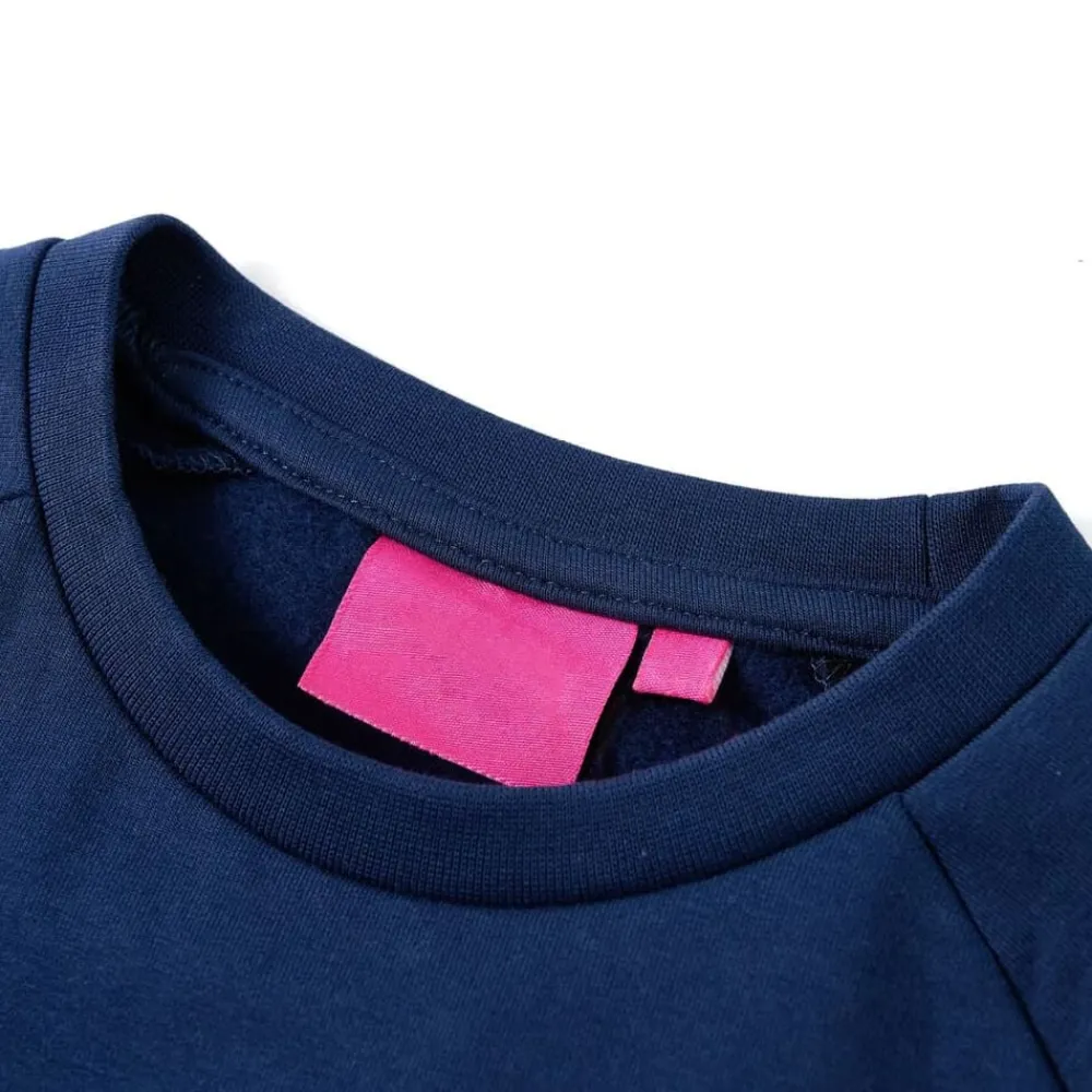 vidaXL Sweatshirt pour enfants bleu marine 92
