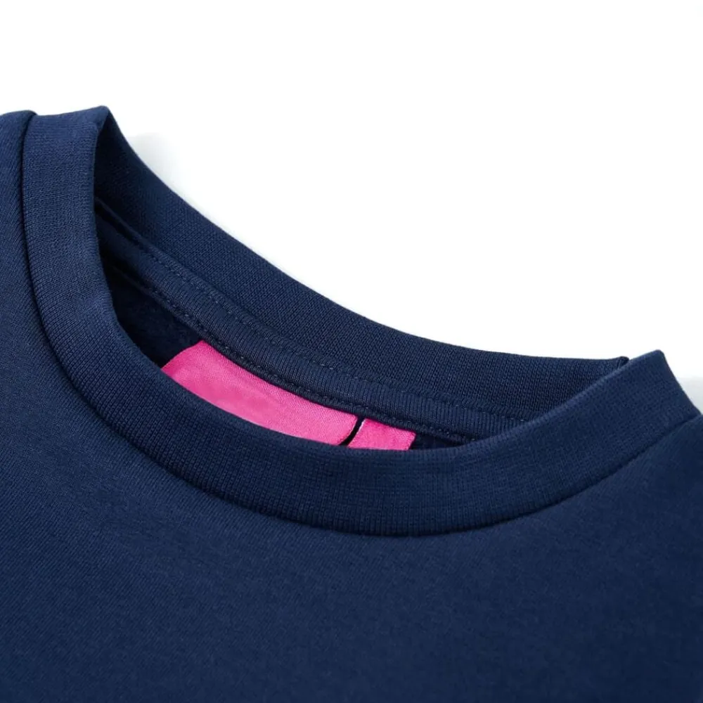 Vêtements & Accessoires-vidaXL Sweatshirt pour enfants bleu marine 116