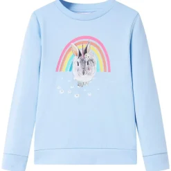 Vêtements & Accessoires-vidaXL Sweatshirt pour enfants clair 92 Bleu