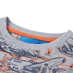 vidaXL Sweatshirt pour enfants gris mélange 92
