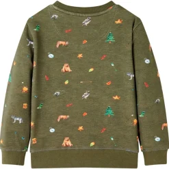 vidaXL Sweatshirt pour enfants kaki 92