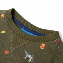 vidaXL Sweatshirt pour enfants kaki 92