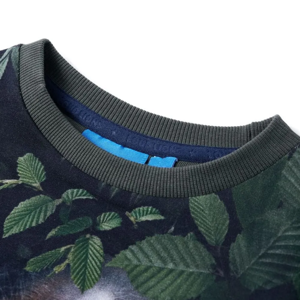 Vêtements & Accessoires-vidaXL Sweatshirt pour enfants 104 Kaki foncé